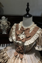 Teddy Bear Party - Daily Sweet Lolita Short-Sleeve OP Dress - image 6