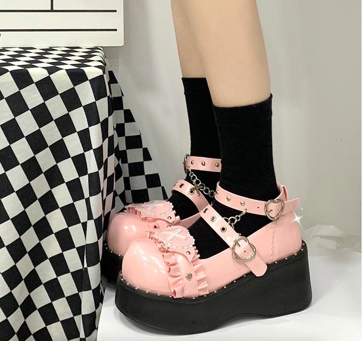 Sweet Academy - Gothic Lolita Shoes Thick Sole Y2K Lolita Shoes - image 22