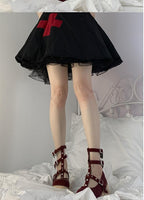 Sweet Lolita Pantyhose, Joint Print Light Stockings - image 7