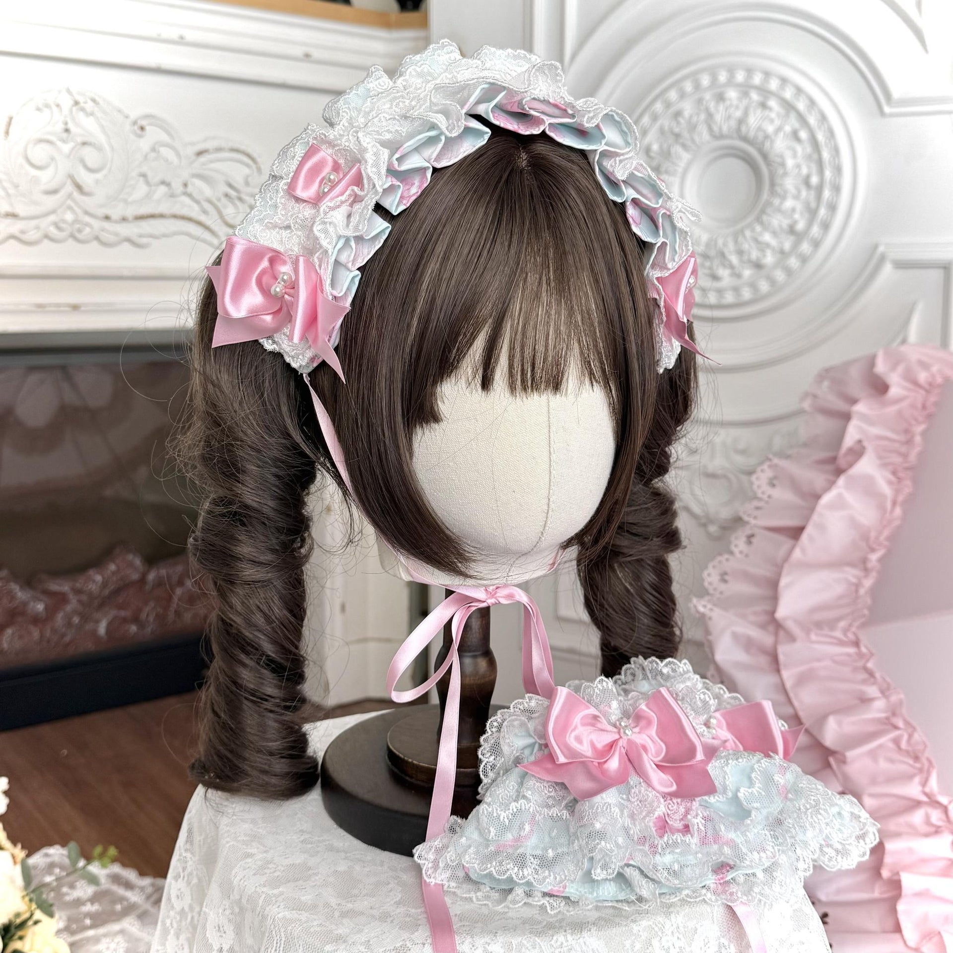 Hairband Only - Mint Green (one size / choose M) - Summer 2026 TaTaTa Lolita coordinate piece