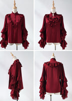 Night & Day Sonata Ouji Lolita Shirt and Pants Set - image 44