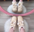 Furry Bear - Winter Cute Lolita Short Snow Boots - image 9