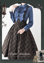 Forest Dew - Elegant Lolita Slim-Fit Shirt with Detachable Jabot - image 14