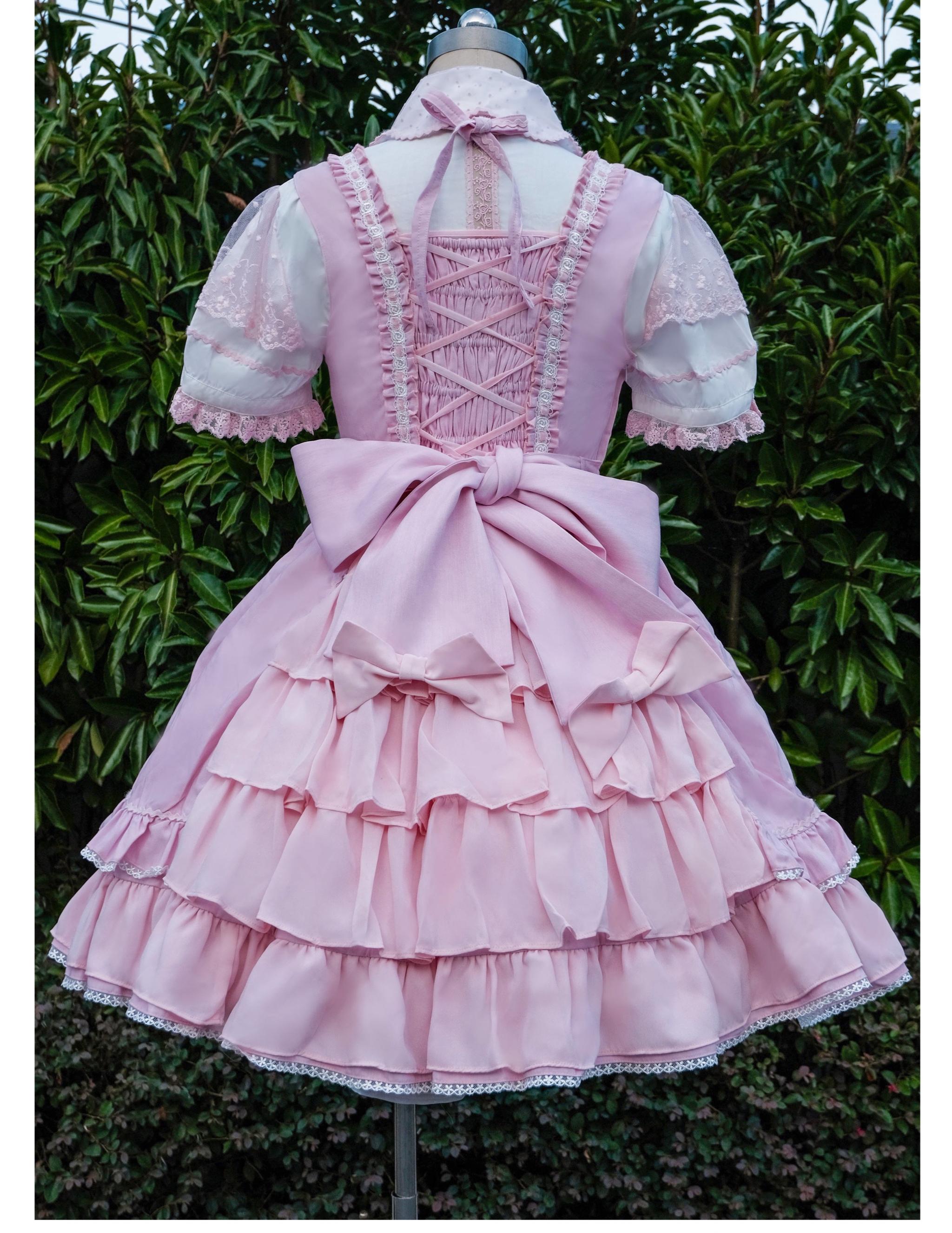 Black Lolita Doll OP/JSK with Adjustable Elasticity - image 10