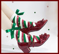 Macaron Lolita Cute Stripe Socks - image 28