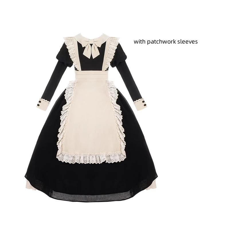 Kiss Kiss - Vintage Maid Lolita OP Dress and Apron - image 39