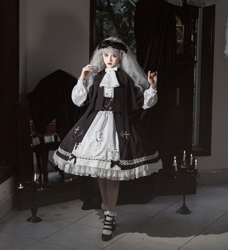 Holy Academy Gothic Prince Lolita Skirt Set - image 31