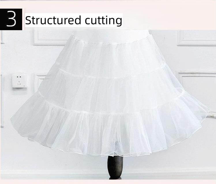 Plus Size 25.6" (65 cm) Puffy Lolita Petticoat, Stiff Tulle - image 4