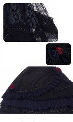 Ismailia - Gothic Lolita JSK Dress, Lace & Rose and Accessories - image 26