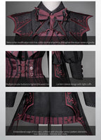 Devils Convention Gothic Ouji Blouse and Suspender Shorts Set - image 5