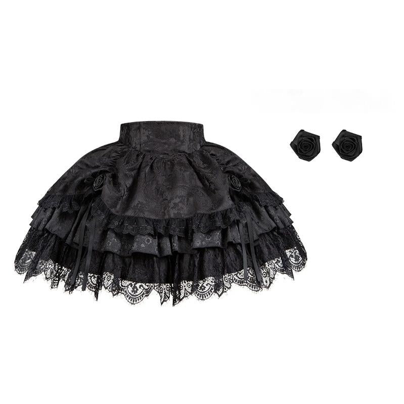 Twilight Witch-Inspired Black Gothic Lolita Skirt Set - image 39