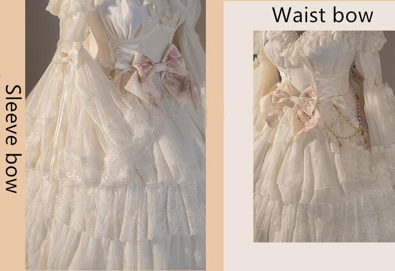 Elegant Lolita OP Dress Sunrise Elf Long Dress - image 10