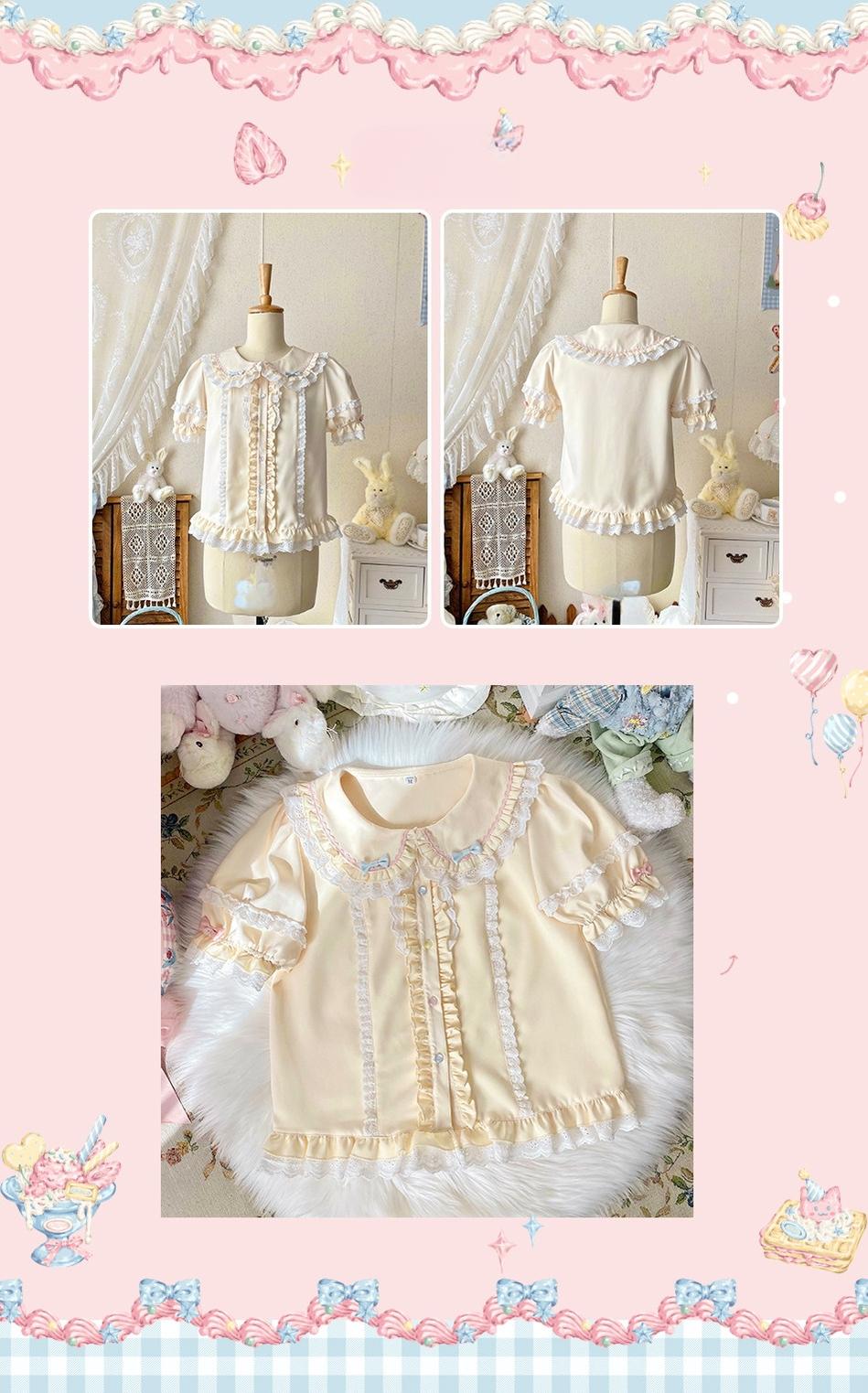 Sweet Cat Fruit Candy - Sweet Lolita Dessert Printed JSK Dress, Bows & Ruffles and Accessories - image 11