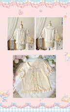 Sweet Cat Fruit Candy - Sweet Lolita Dessert Printed JSK Dress, Bows & Ruffles and Accessories - image 11