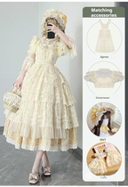Letter and Poetry Sunflower Matters - Country Lolita JSK Embroidered Printed Lolita Dress and Accessories - image 12