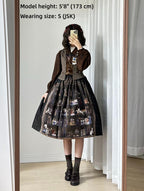 German Bookshelf - Classic Lolita Printed JSK Dress - image 26