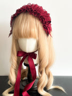 Customized Elegant Lolita Bow Lace KC Headdress - image 13
