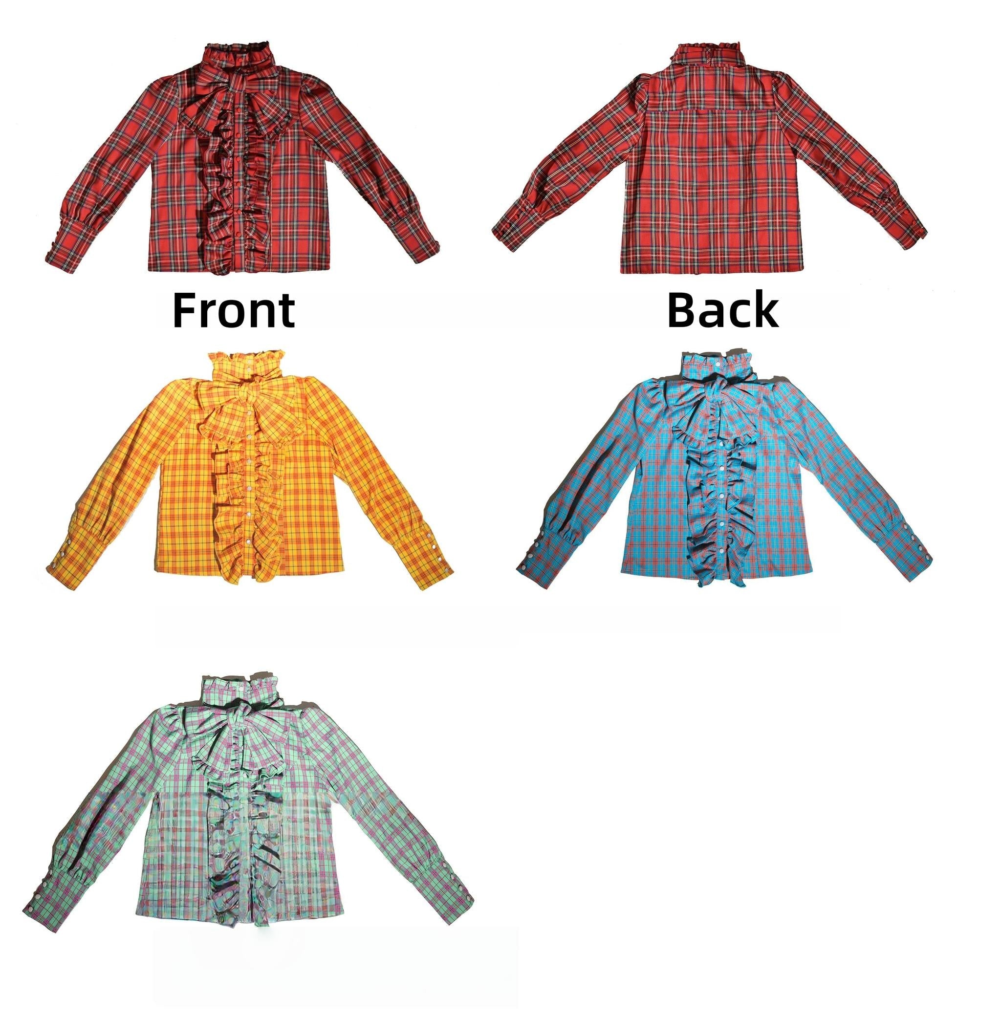 Humanoid Gift Box - Plaid Gothic Lolita Blouse & SK - image 31