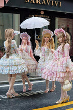 Candlelight Elegance - Sweet Elegant Lolita OP Dress in Purple - image 7