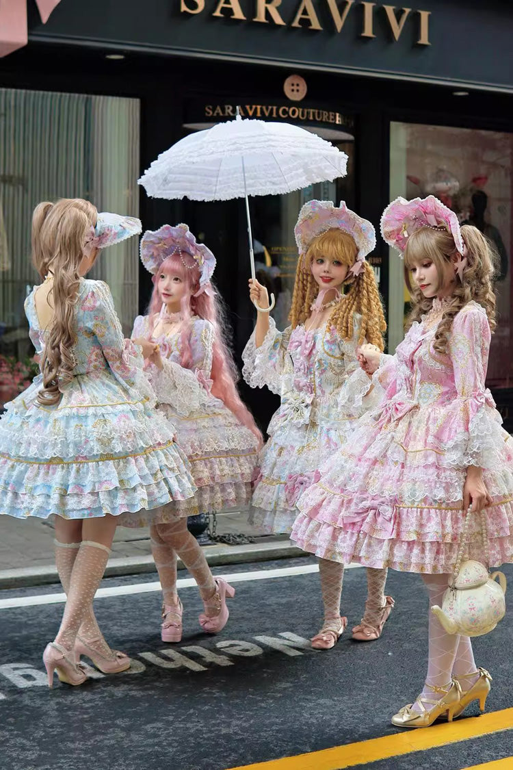Candlelight Elegance - Sweet Elegant Lolita OP Dress in Purple - image 7