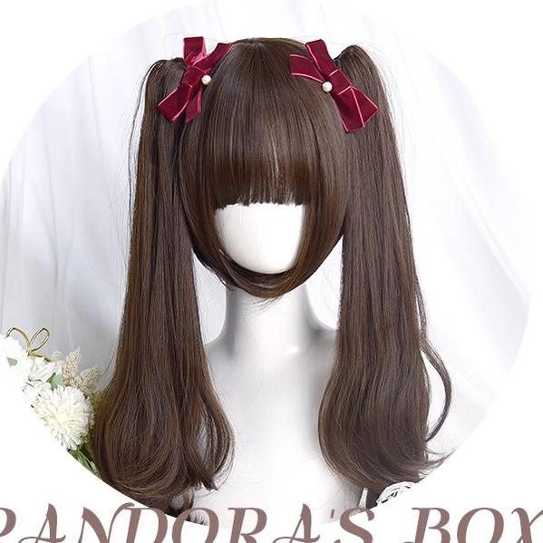 Pandora's Box - Lolita Short Wig with Cute Double Ponytails - image 29