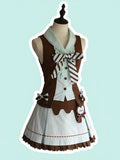 Mint Cocoa Bow Sleeveless Top and Ruffle Lace Skirt Set - image 1