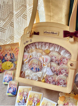 Kawaii Lolita Checkered Itabag Multicolors - image 12