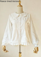 Cotton Sweet Lolita Blouse, Single / Fleece Lined Version - image 4