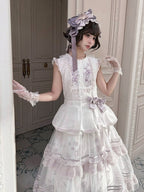Chinese-Inspired Floral-Embroidered Top and Skirt Coordinate - image 6