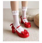 Rainbow Yana - Sweet Lolita Shoes, Lace & Bow Design - image 16