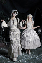 Bionic Doll - Gothic Lolita Fishtail Skirt & Corset Full Set - image 3
