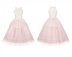 Pink Classic Gradient Lolita JSK Set with Cardigan and Hair Accessories - image 4