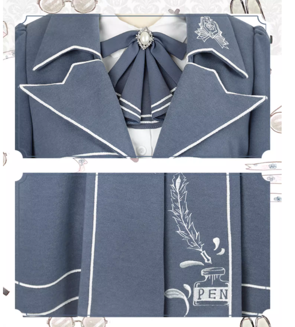 Chunlv Lolita - Book of Lies - Elegant College Style Princess JSK Set - image 18