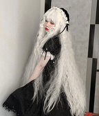 White Moonlight - Long Curly Lolita Wig - image 4