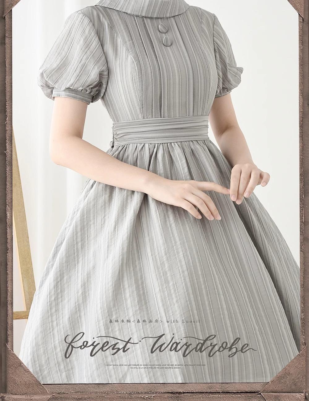 Forest Gallery - Classic Lolita OP Dress Country Style Tencel Dress - image 7