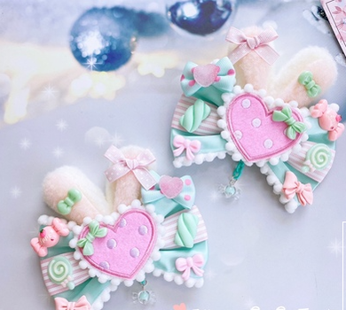 Sweet Lolita Lace Rabbit Ears Cuffs Multicolor - image 10
