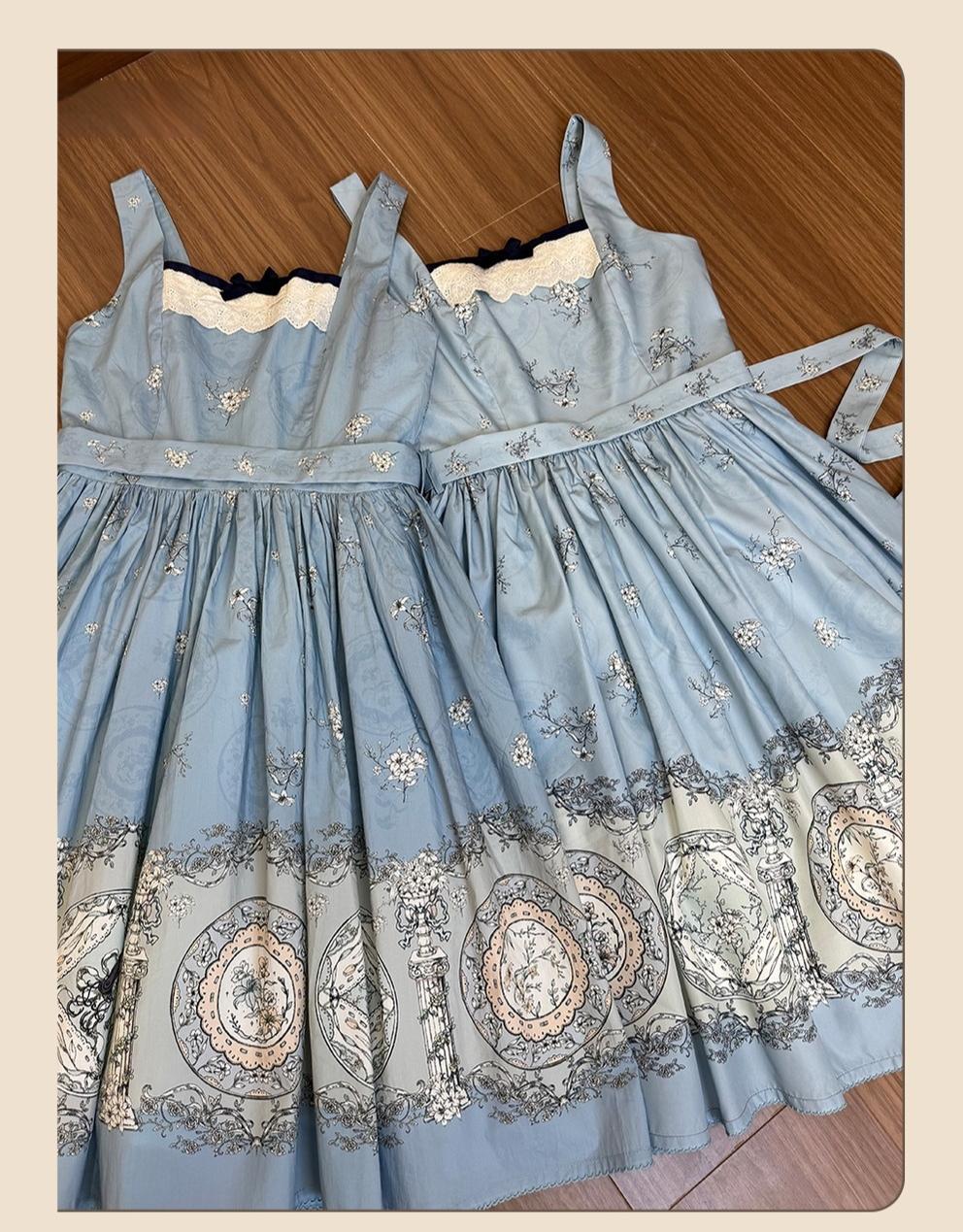 Small Porcelain Plate - Classic Lolita JSK Printed Dress and Accessories - image 11