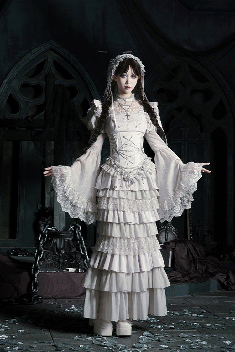 Bionic Doll - Gothic Lolita Fishtail Skirt & Corset Full Set - image 1