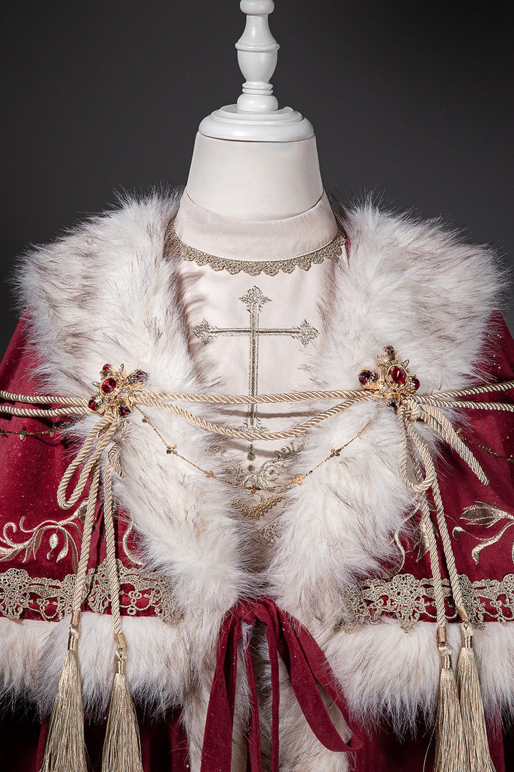 Royal Coronation - Sweet Lolita Dress, Cape & Full Set - image 15