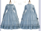 The Spring - Cotton Lolita OP Dress with Long Sleeve - image 22