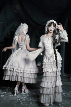 Bionic Doll - Gothic Lolita Fishtail Skirt & Corset Full Set - image 24