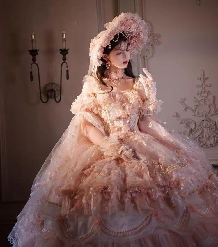 Runaway Princess Pink Wedding Lolita Dress, Plus Size Friendly - image 7