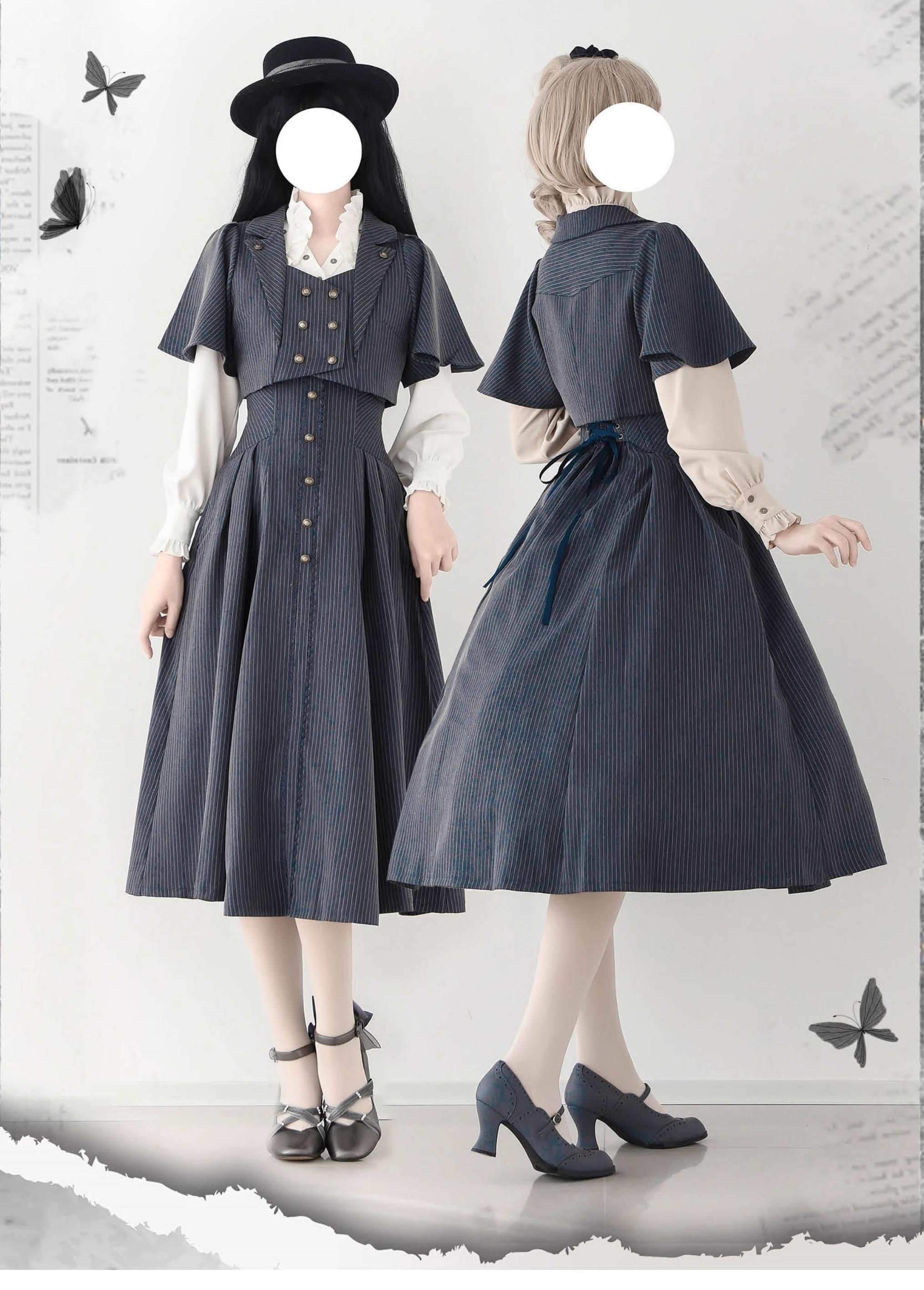 Forest Stationery - Classic Lolita SK Suit with Shirt and Coat - image 1