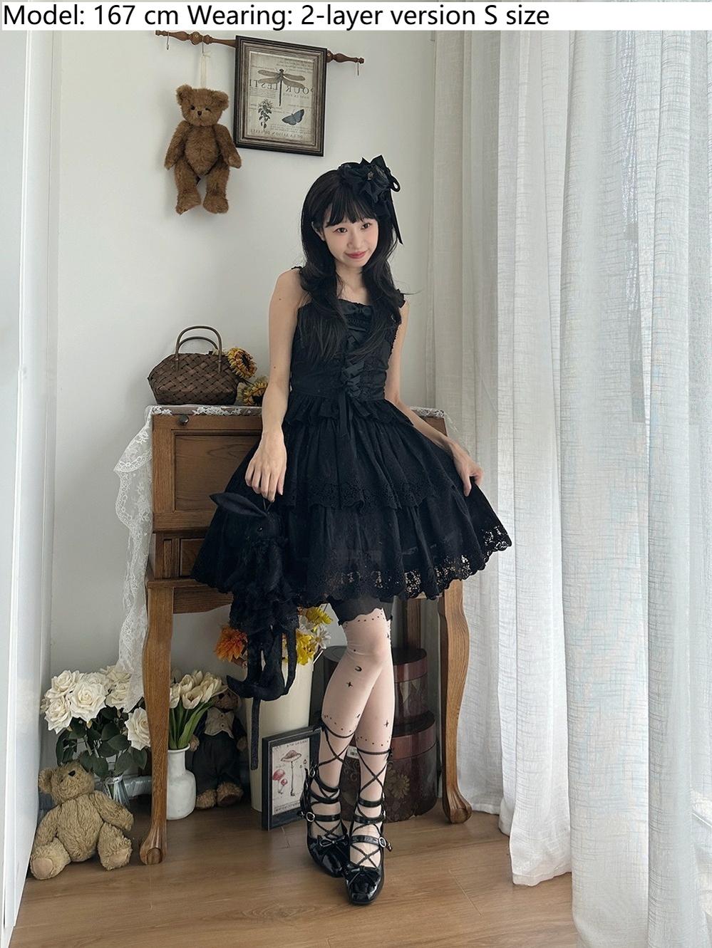 Forest Waltz - Classic Lolita Tiered Skirt Multi-layer Embroidered SK - image 46