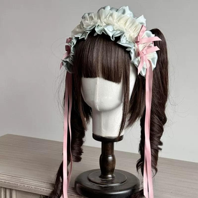 Elegant Lolita Bonnet Black Ribbon BNT - image 18