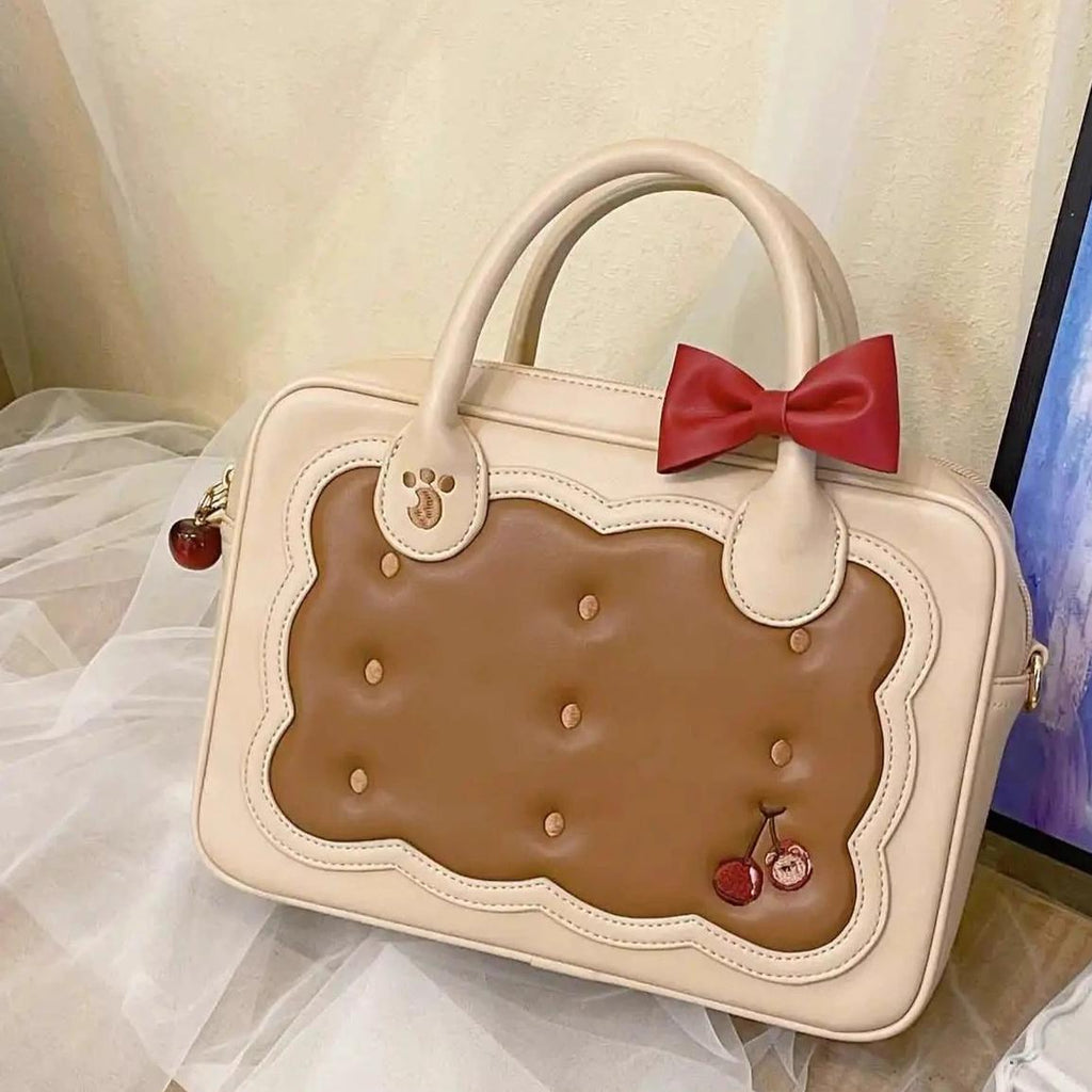 Kawaii Lolita Bag Cherry Biscuit Shoulder Crossbody Handbag - image 40