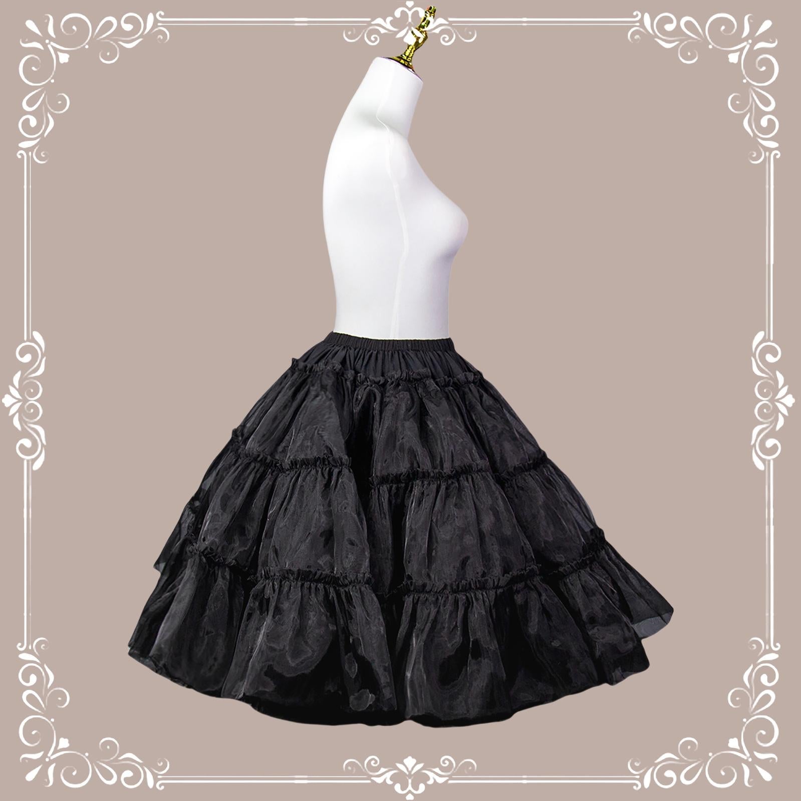 A-line Extreme Fluffy Petiicoat, 23.6" (60 cm), Cotton Lining - image 13