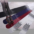 Snowy Night Church - Gothic Lolita Tights, Multicolors - image 1