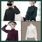 Retro Ouji Lolita Blouse in Multiple Colors - image 3