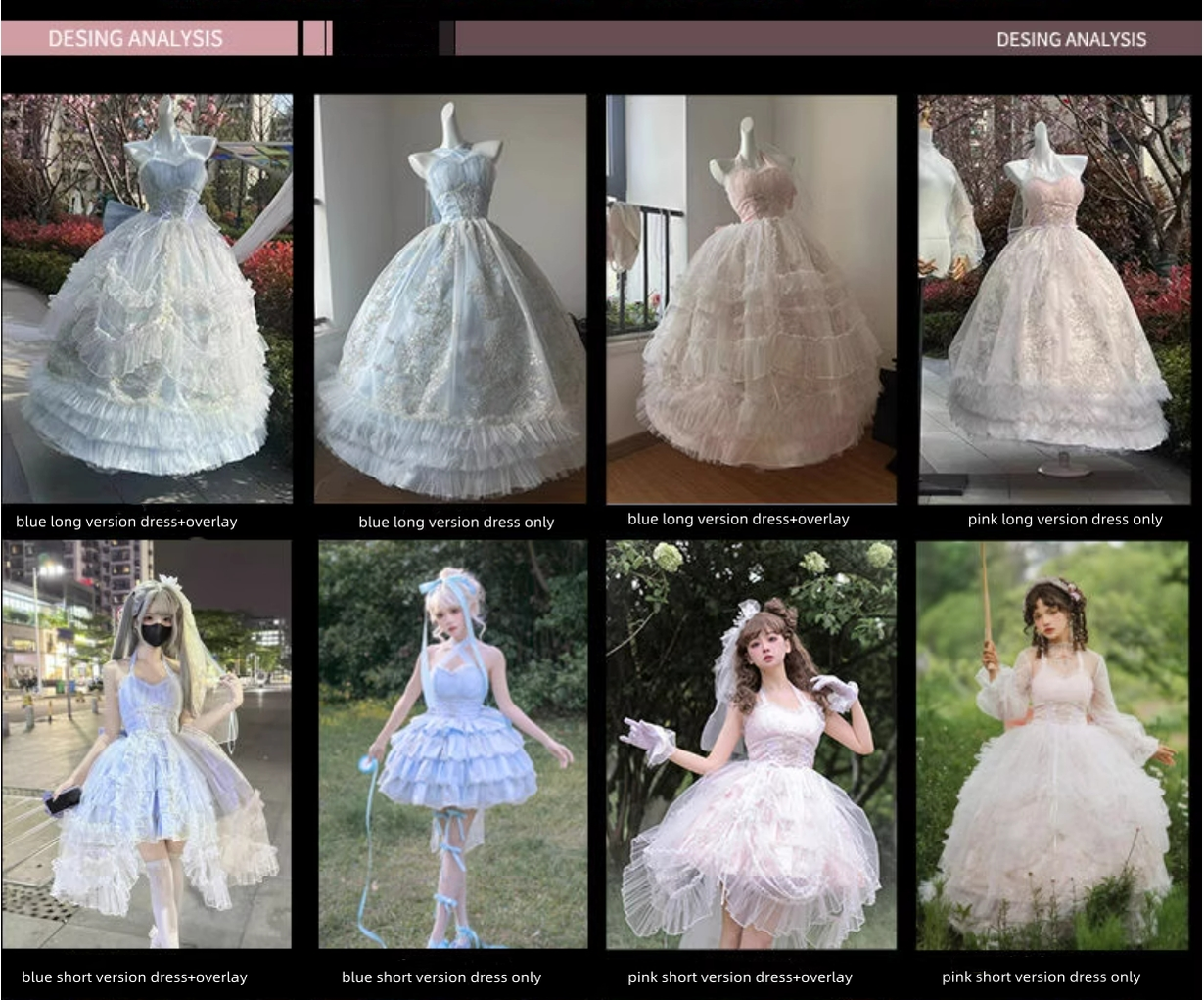 Endless Summer - Bridal Wedding Lolita JSK Open-Back Dress - image 24